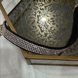 Elegant Black and Silver Choker Necklace